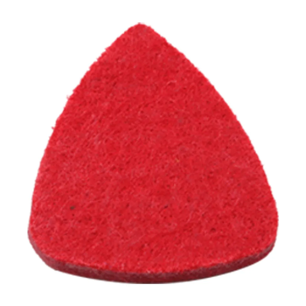 

10pcs Professional Ukulele Thin Tool Parts Guitar Pick Mini Accessories Plectrum Soft Felt Portable Practical