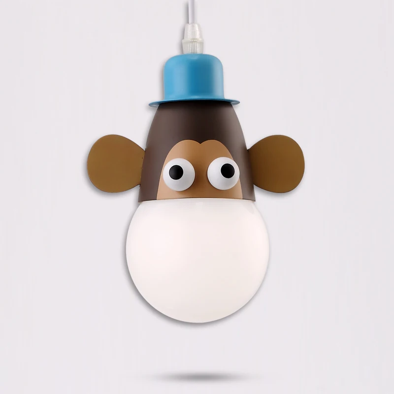 

Children Bedroom Cartoon Pendant Light Mokey,girraf,zebra Led Night Light For Kids Droplight Drop pendant lights