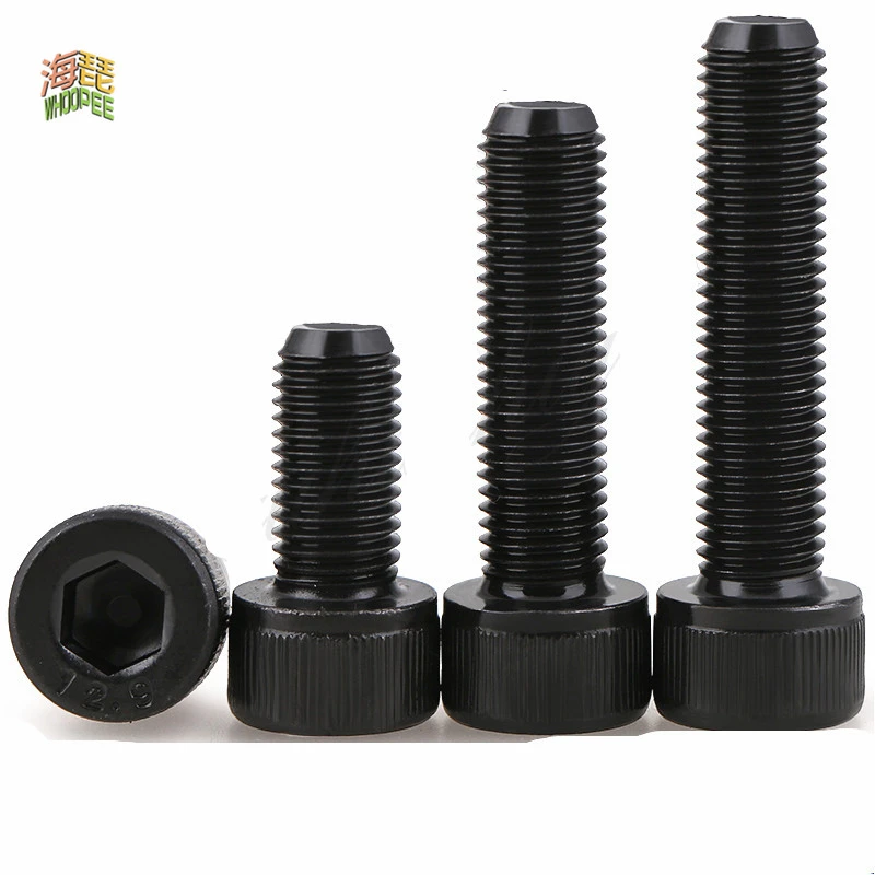 

5-50pcs Hexagon Hex Socket Cup Head Screw Bolts M1.6 M2 M2.5 M3 M4 M5 M6 M8 M10 12.9 Grade Carbon Steel Allen Screw Din912