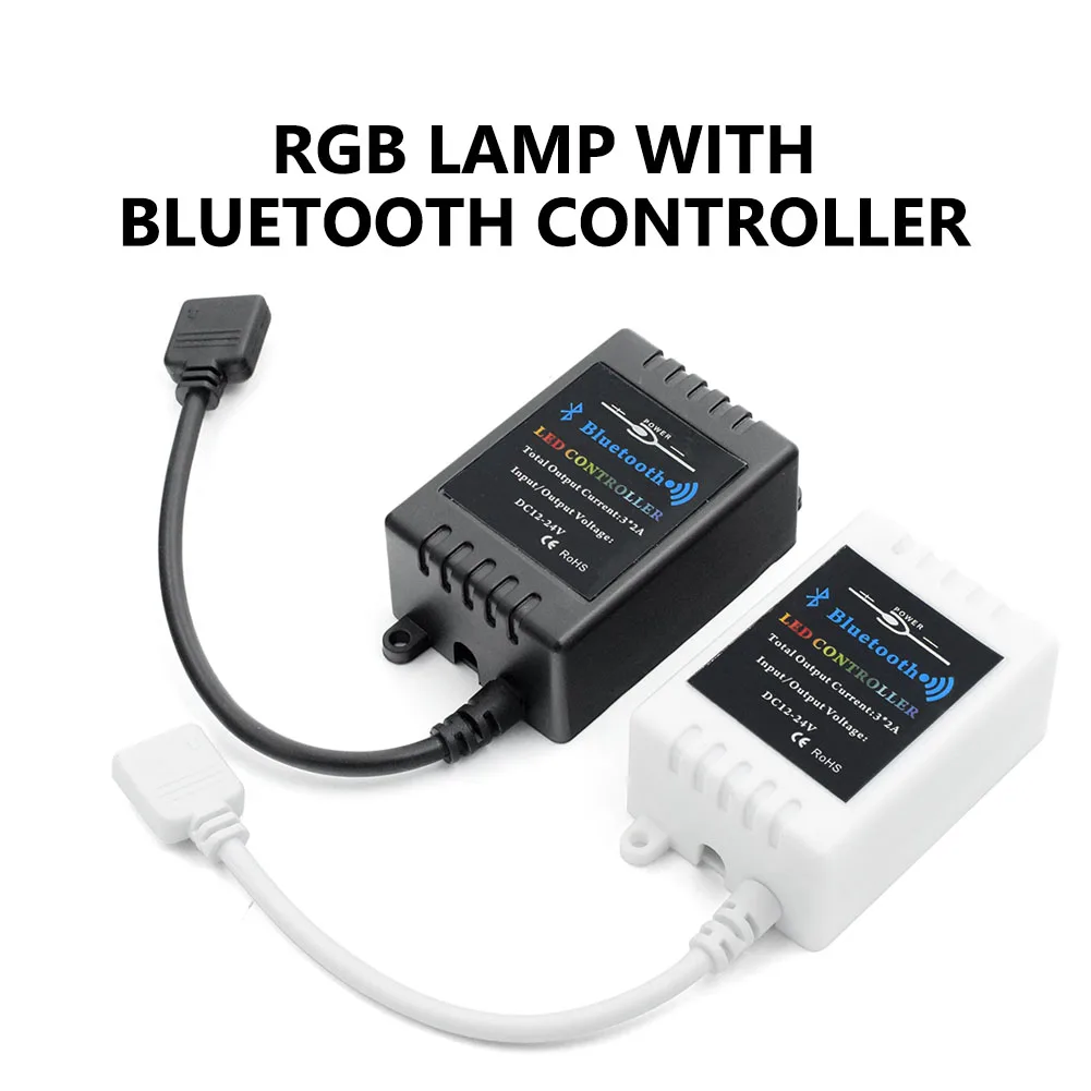 

Bluetooth rgb 5050 Bluetooth Smartphone Remote Controller Pixel led strip 12-24V controller APP Phone Music Wireless Strip Light