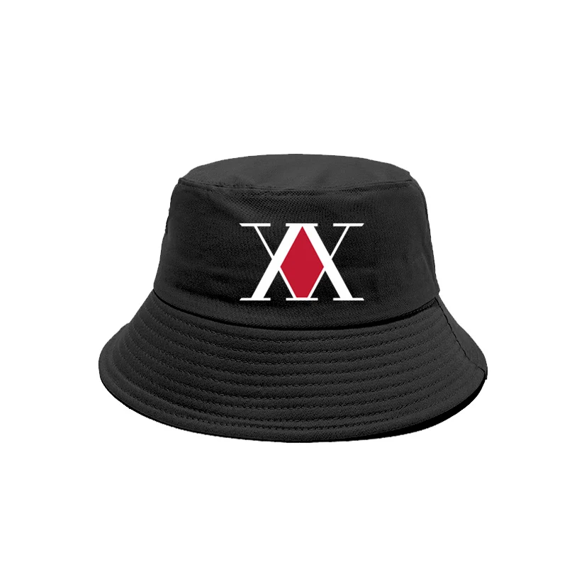 Hunter X Hunter Bucket Hats Cool Anime Caps Summer Outdoor Sunscreen