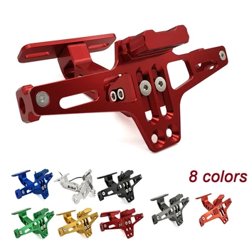 

Universal CNC Motorcycle Rear License Plate Mount Holder and Adjustable Angle License For Honda cb 400 1000r cbf 1000 600 600f