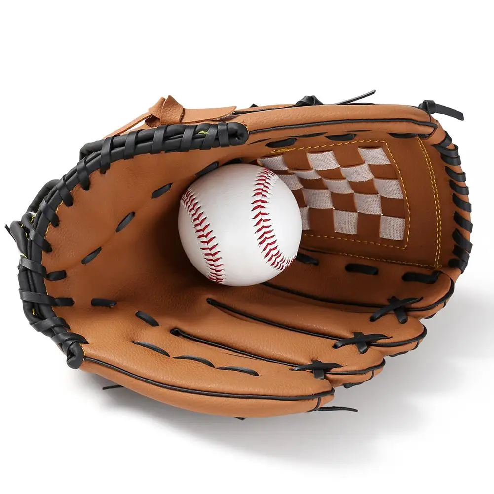 Guante de béisbol de alta calidad para deportes al aire libre, guantes de Softball para niños y adultos, S = 10,5 