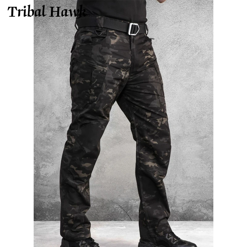 Тактические Брюки мужские военные SWAT армейские камуфляжные брюки карго много