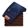 Pantalones gruesos elásticos de lana para hombre, Jeans cálidos de marca, informales, a la moda, de talla grande, para invierno, 2022 ► Foto 1/6