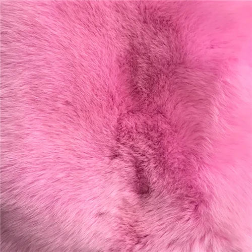 Baby pink Женское длинное пальто из натурального Лисьего меха наивысшего качества, Зимняя Толстая теплая верхняя одежда со съемными рукавами и подолом, модное зимнее меховое пальто - Цвет: Baby pink