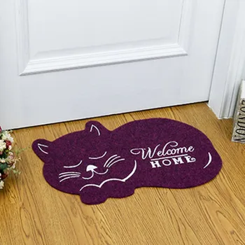 

3D Cat Floor Irregular Doormat For Entrance Mats Animal Printed Rugs Anti-slip Floor Mat Kitchen Bathroom Mat Rugs