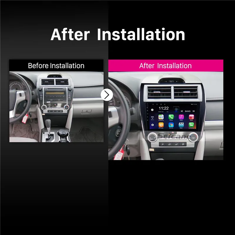 Seicane Android 10 0 автомобильный мультимедийный плеер Автомобильный DVD для 2012 2017 TOYOTA CAMRY