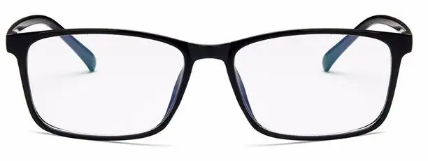 Men Glasses Frame Transparent Eyeglasses Frame Women Vintage Square Clear Lens Glasses Optical Spectacle Frame - Цвет оправы: Black