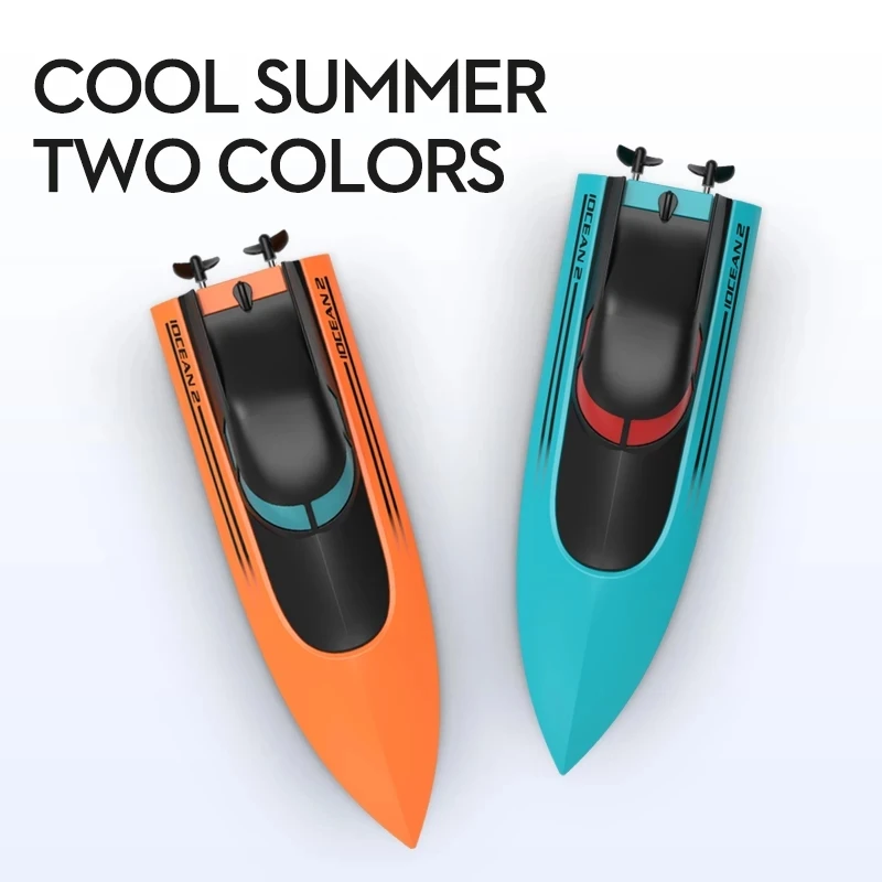 2.4G Remote Control Speed Boat New iOCEAN2 Rc Boat Rechargeable Waterproof Cover Design Anti collision Protection Design