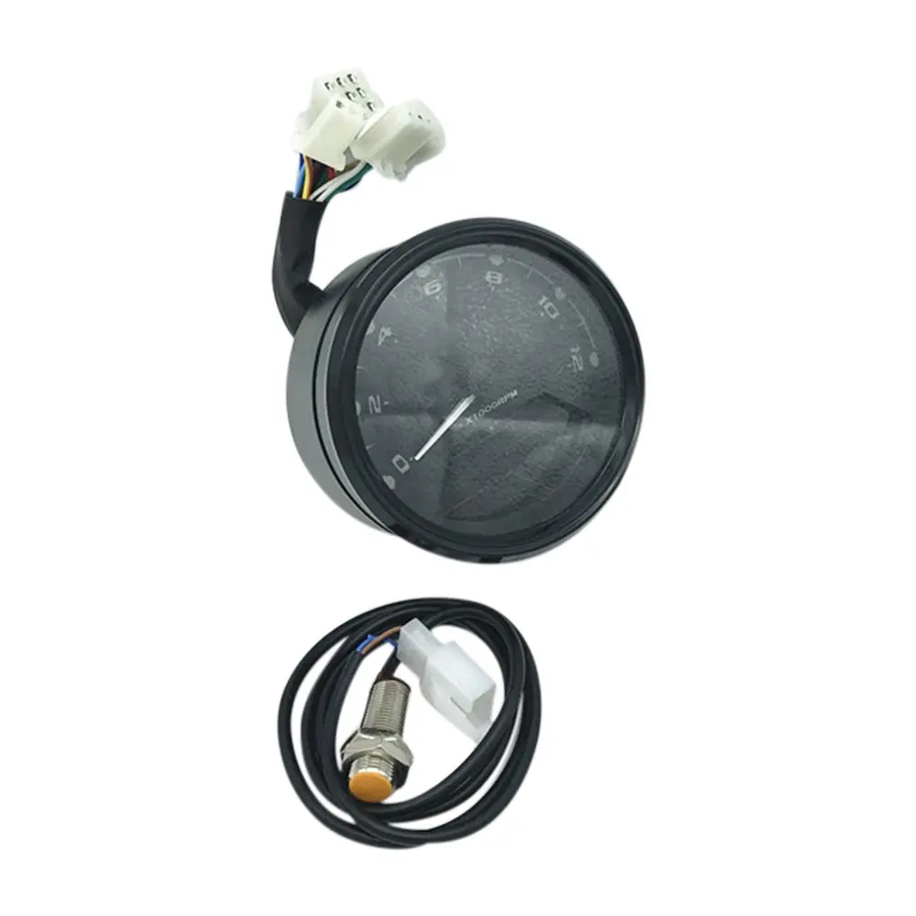 

Motorcycle Meter LED digita Indicator light Tachometer Odometer Speedometer Oil Meter Multifunction With night vision dial
