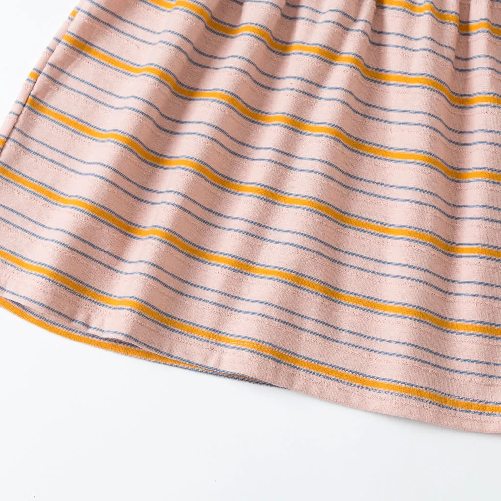 Baby Girls Dress kids Sleeveless Striped Country Dress Princess Dress Cute Kids Dresses For Girls Toddler Infant Dress