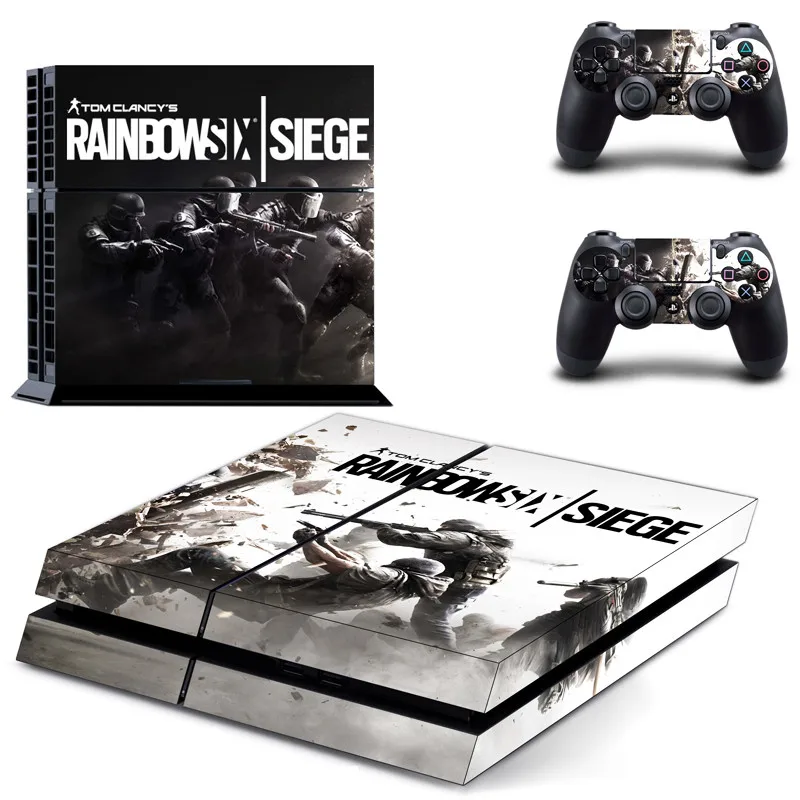 Tom Clancy's Rainbow Six Siege PS4 Stickers Play station 4 Skin Sticker Decals For PlayStation Console & Controller Skins |