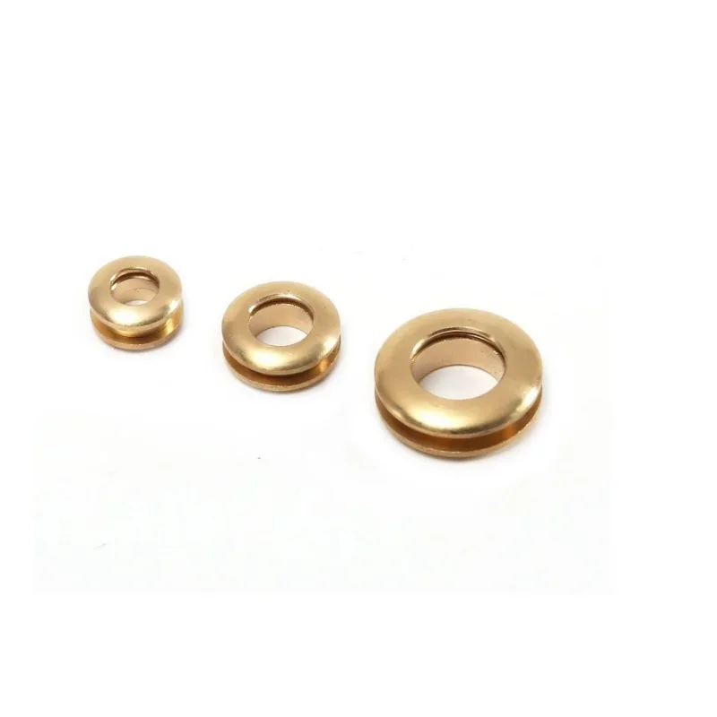 10pcs Solid Brass screw back Eyelets with washer grommets Leather bag
