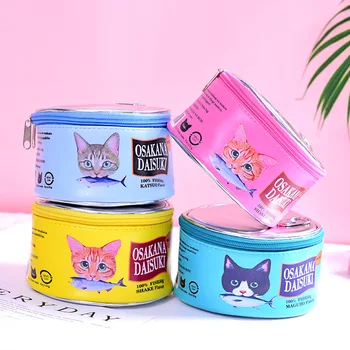 

Canned cosmetic bag Travel Sack Women Handbags Women Makeup Pouch Cute Portable Bath Toiletry Bag Animal Canned cosmetic bag