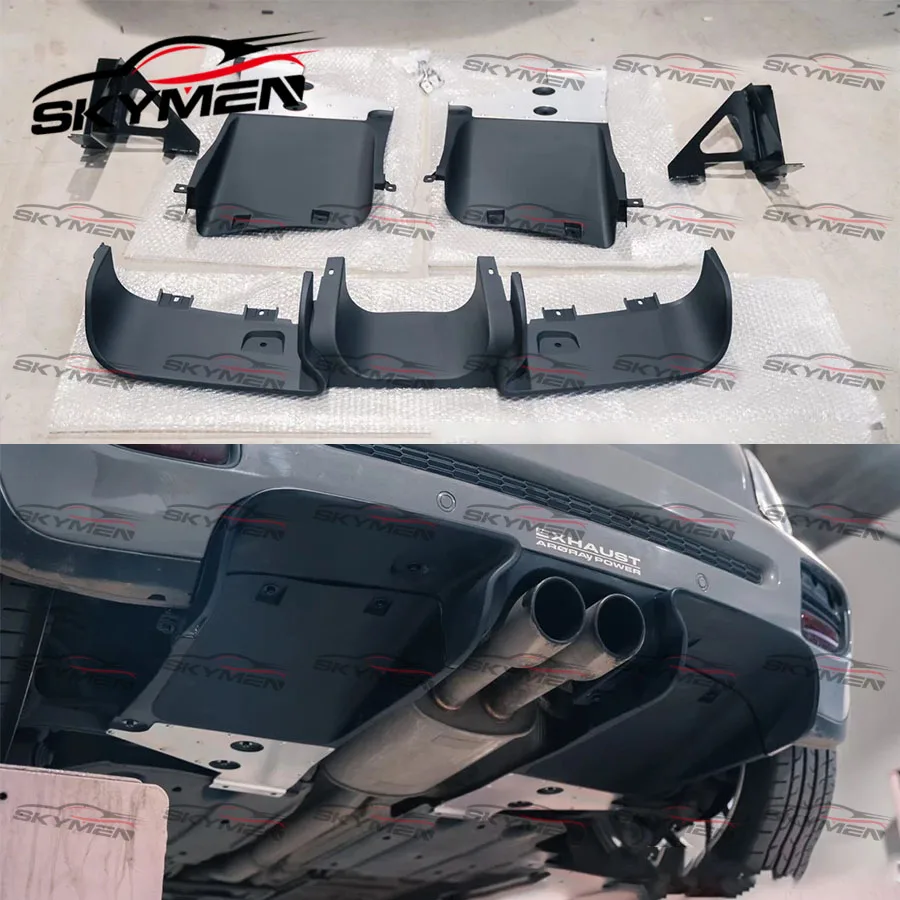 Gp Style Pp Rear Diffuser For Mini R56/r57/r58/r59 Jcw Black