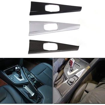 

Auto Interior Multimedia Panel Cover Trim for BMW 3 Series F30 F34 4 Series F33 F36 2013 2014 2015 2016 2017 Carbon Fiber ABS