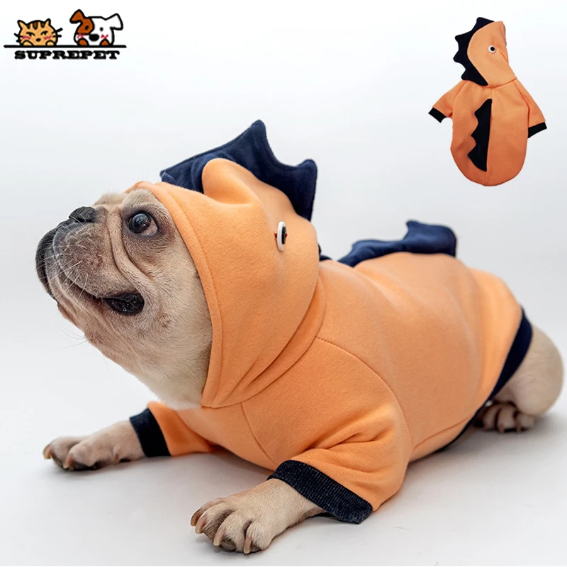 SUPREPET Одежда для собак Толстовка французская одежда бульдога толстовка с