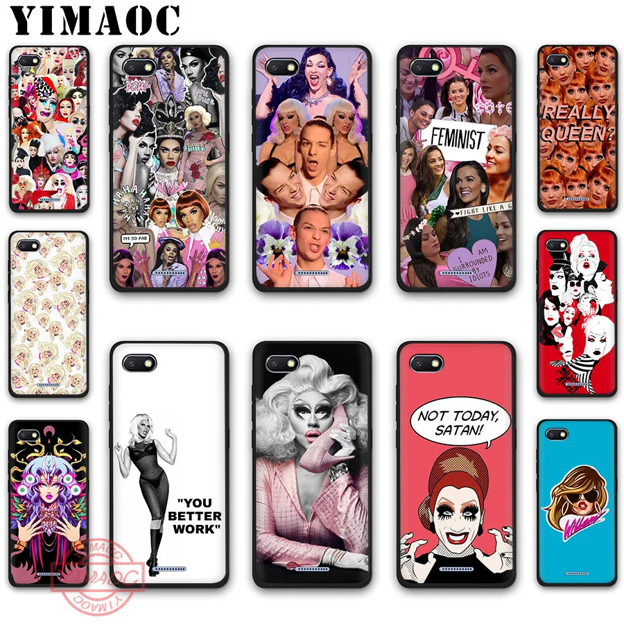 Мягкий силиконовый чехол YIMAOC RuPaul's Drag Race для Redmi Note 8 7 6 5 K20 Pro Plus 5A Prime 6A 7A 4X S2 Go |