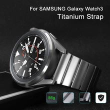 

Titanium Watch Strap for SAMSUNG Galaxy Watch3 45mm Titanium Metal Watchband for Samaung Gear S3 Strap for Samsung Galaxy 46mm