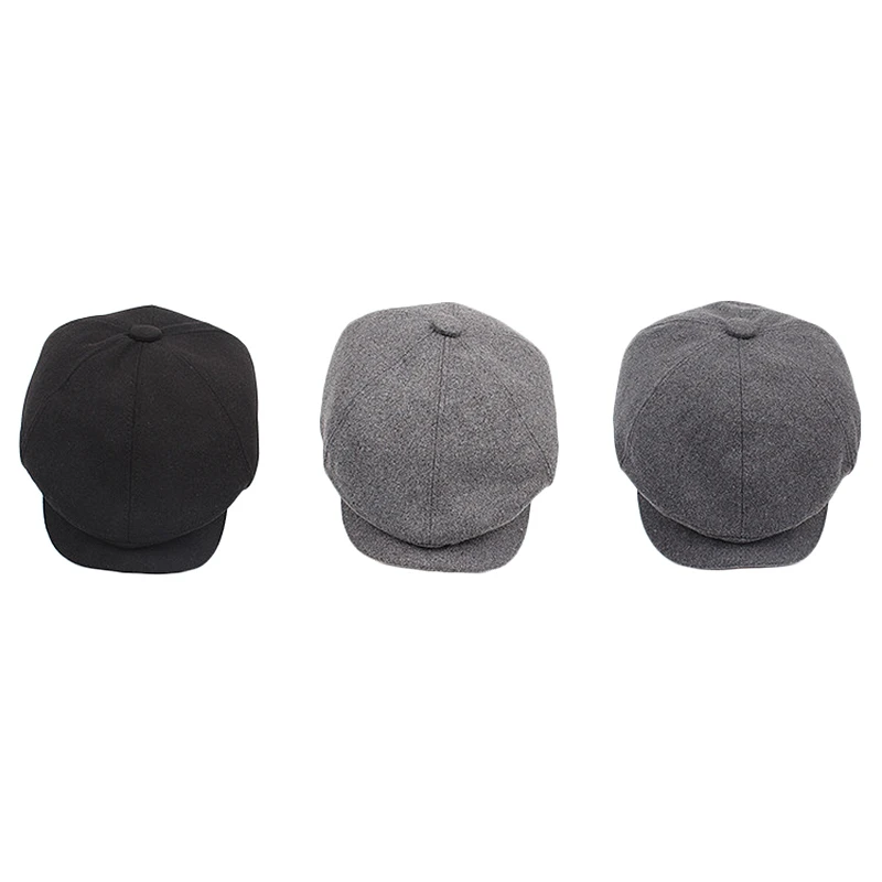 

Octagonal Cap Newsboy Beret Hat for Men's Caps Hats Autumn Winter