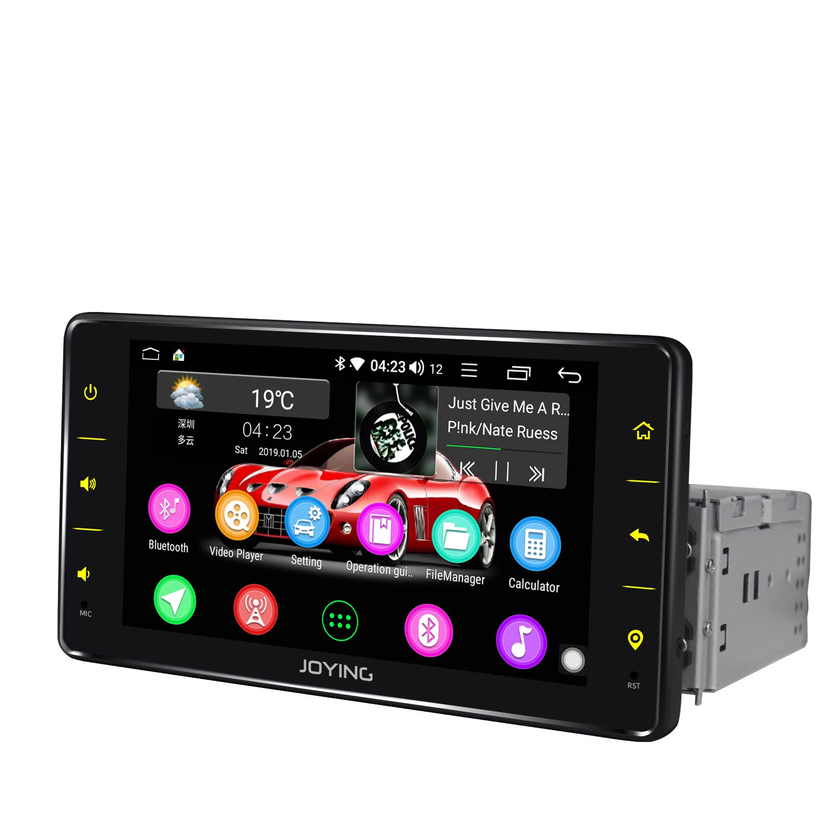 Excellent JOYING 6.2 inch car radio Android 8.1 Octa Core DSP mirror link head unit universal stereo support OBD/DBA+/DVR/Rear View camera 5