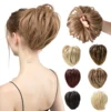 SARLA Synthetic Curly Band Hairpiece - Messy Afro Chignon Cheveux Tail, Elastic Scrunchie Wrap, Women's Updo