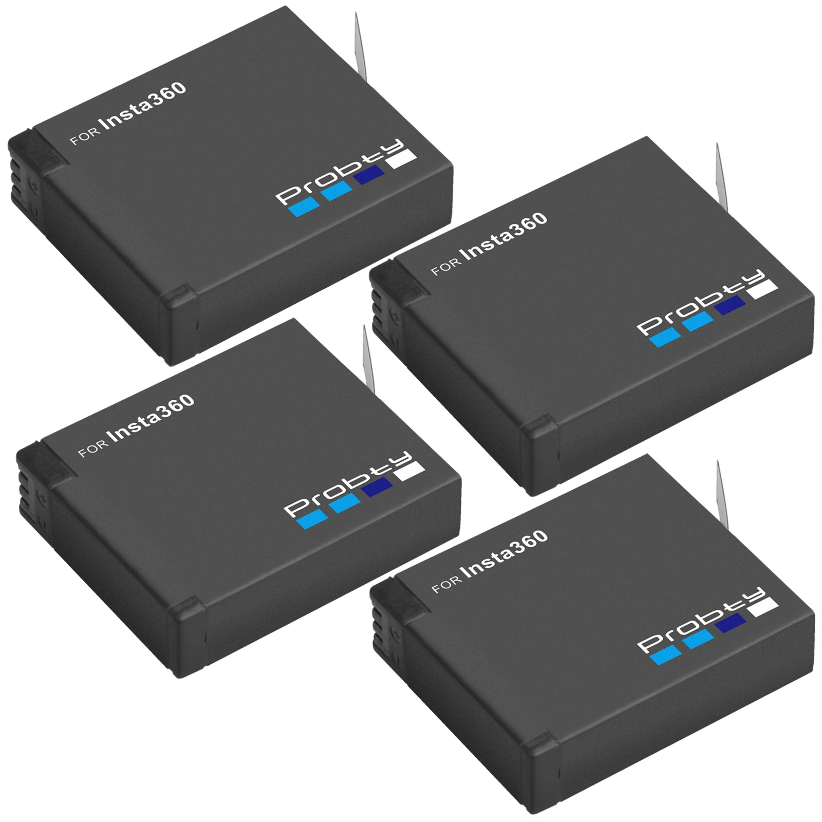 4 Batteries 3,8 в 1400 мАч Insta360 Один X аккумулятор и микро USB зарядное устройство Поддержка чтения и записи tf-карты одновременно - Цвет: 4 Batteries