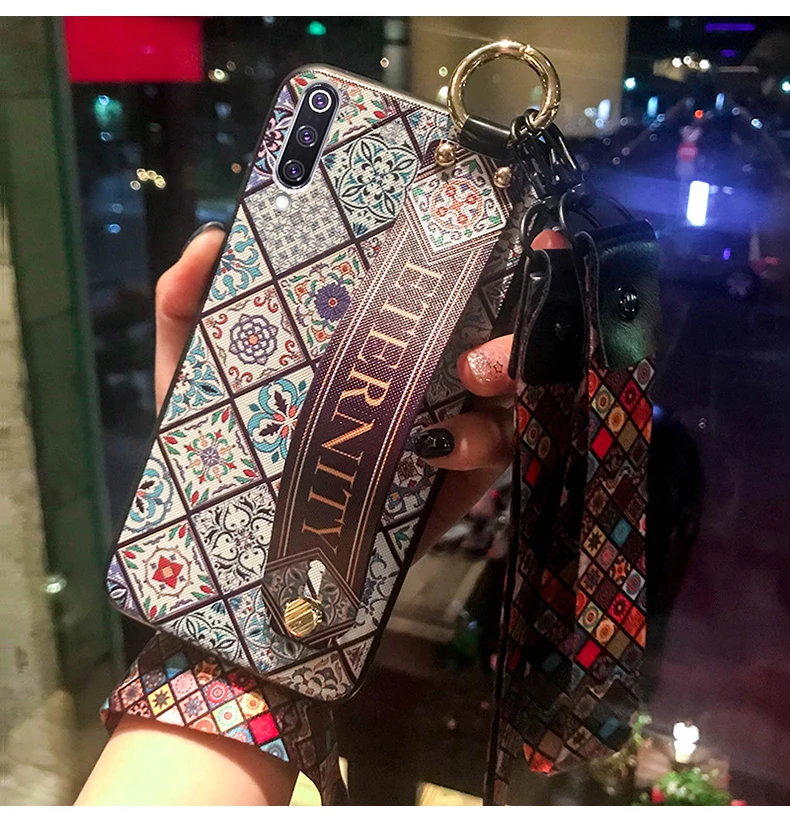 SoCouple Neck Wrist Strap Case For Xiaomi Redmi 4X Note 5 5A 6 7 Vintage Soft TPU Phone Holder Lanyard Case For Xiaomi 8 9 5X 6X (12)