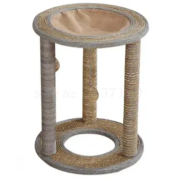 

Four seasons sisal tube supplies cat climbing frame cat nest cat climbing frame cat scratching board cat grinding claw post funn