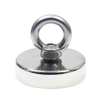 

10 Szie Fishing Magnet Salvage Fishing Hook Magnets Imanes Strongest Permanent Powerful Magnetic Super Strong Pot Search Magnet