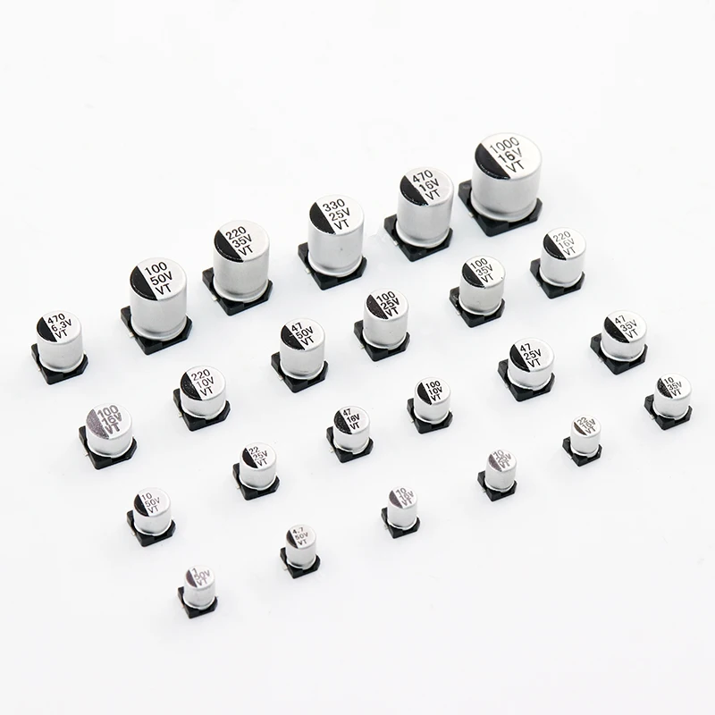 Бесплатная доставка Набор из 10 шт. SMD 10V 16V алюминиевая крышка 25В 35В с алюминиевой