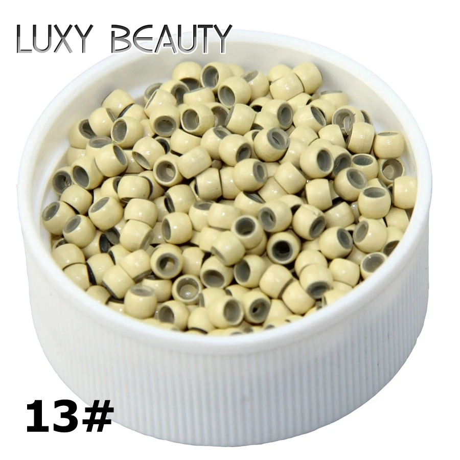 500pcs Silicone Hair Beads Nano Ring Micro Beads Fashion Salon Hairstylist Dreadlock Hair Extension Tools 8 Colors