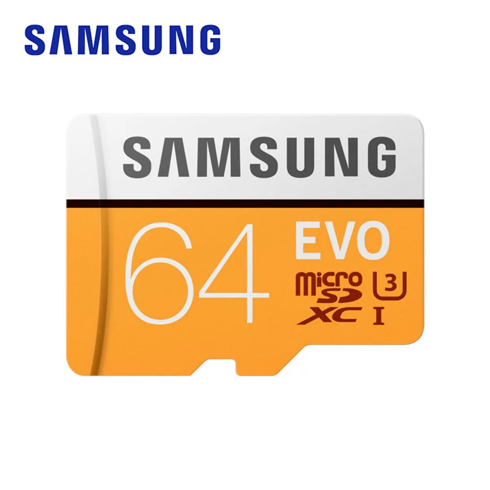 Оригинальный samsung карта памяти Evo объемом 64 Гб Sdhc мини карт Sdxc карты мемуары C10 U3 Sd
