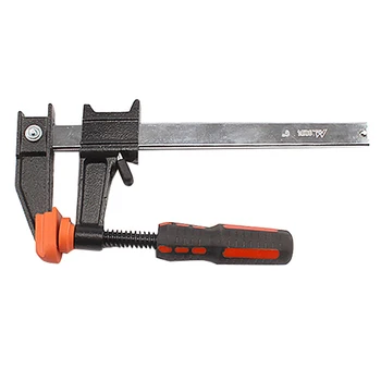 

Adjustable Steel DIY Anti Slip Portable F Clamp Bar Clip Wood Working Quick Ratchet Clutch Tool Hand Durable Practical