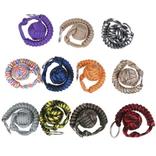 Наружная защита безопасности черная обезьянка кулак стальной шар для девочек подшипник Самозащита шнур брелок для выживания сломанные окна