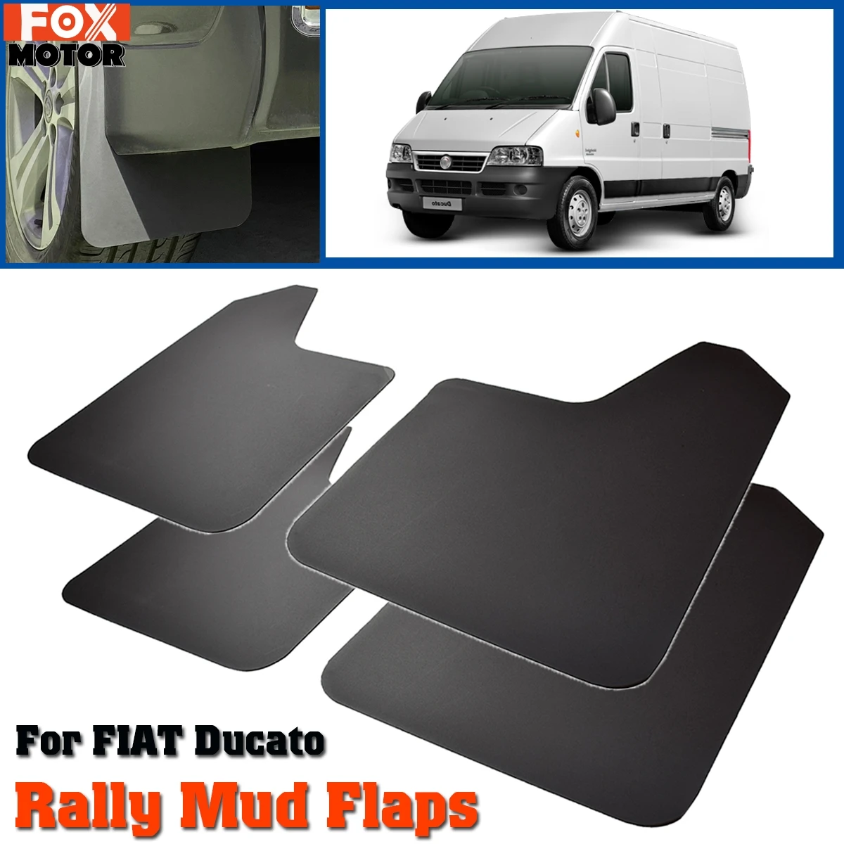 4 шт. Брызговики передние и задние для Fiat Ducato Citroen Jumper реле Peugeot Boxer Ram