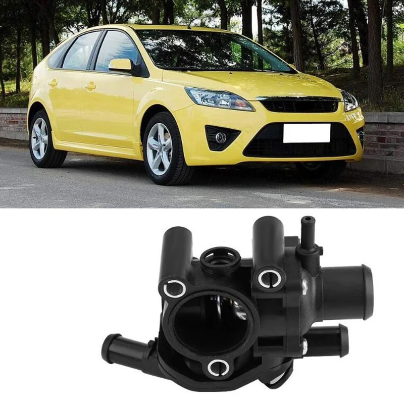 YS4Z-8592-BD выход воды корпус и термостат комплект для Ford Focus Escape Mazda Tribute 2.0L