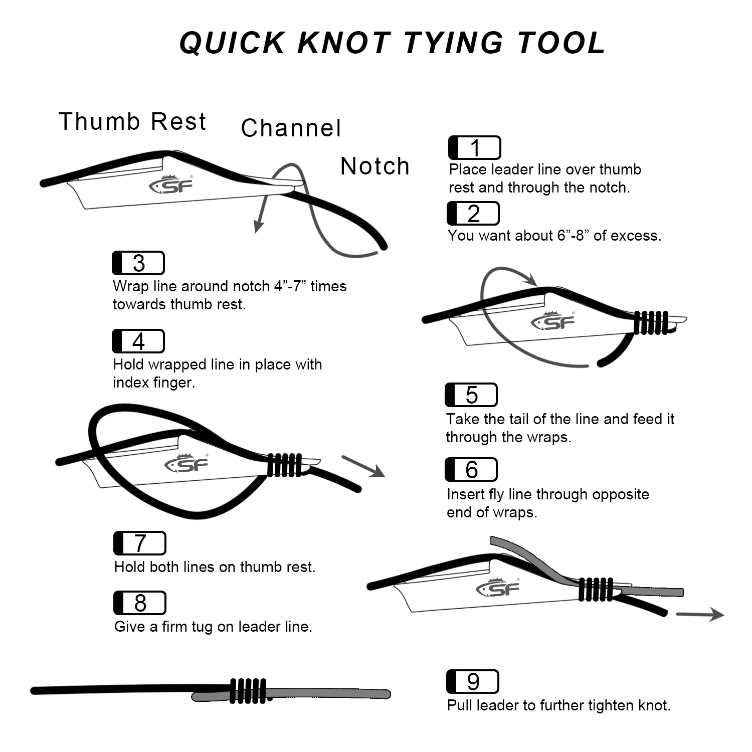 Angler's Accessories Tie Fast Knot Tyer