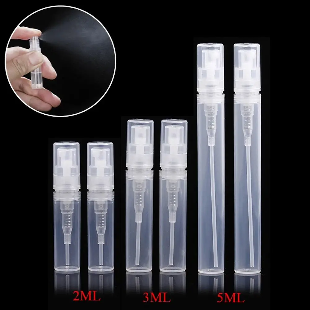 

2ml 3ml 5ml Perfume Dispensing Bottle Mini Protable Plastic Spray Perfume Bottle Clear Liquid For Travel Home