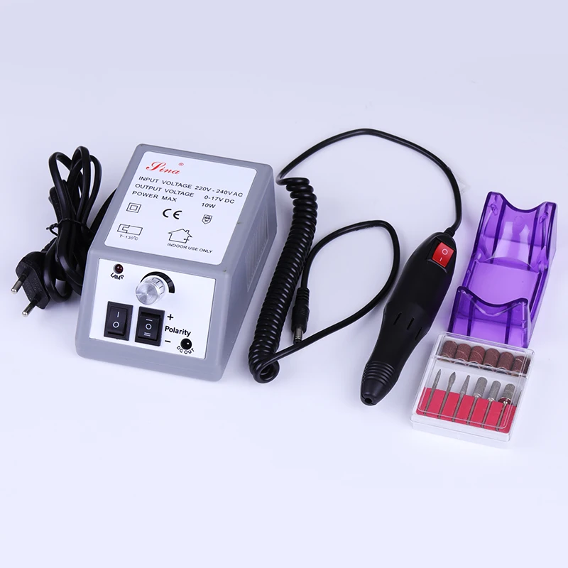 

Electric Nail Drill Machine Nail Polishing Grinding Glazing Machine Colorful Nail Art Pedicure Files Tools for Nail DIY Design