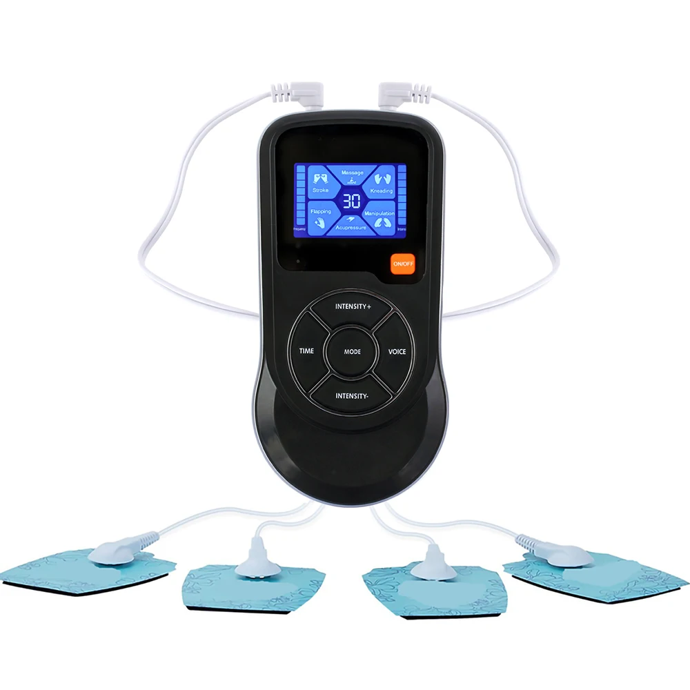 OLIECO EMS мышечный Стимулятор, акупунктурная терапия, массажер, электрический цифровой импульсный массажер, фитнес, расслабляющий тренажер для всего тела