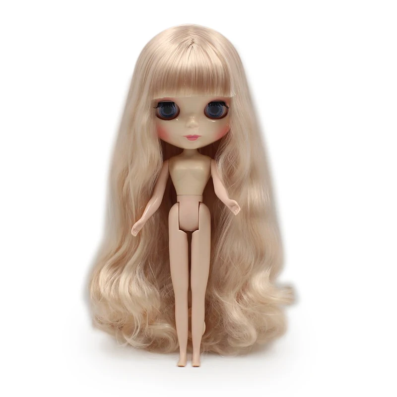 Для куклы Blyth ледяной парик с куполом, золотистые фиолетовые серые волосы, белый натуральный загар темно-супер черный парик для волос, игрушка подарок для девочек