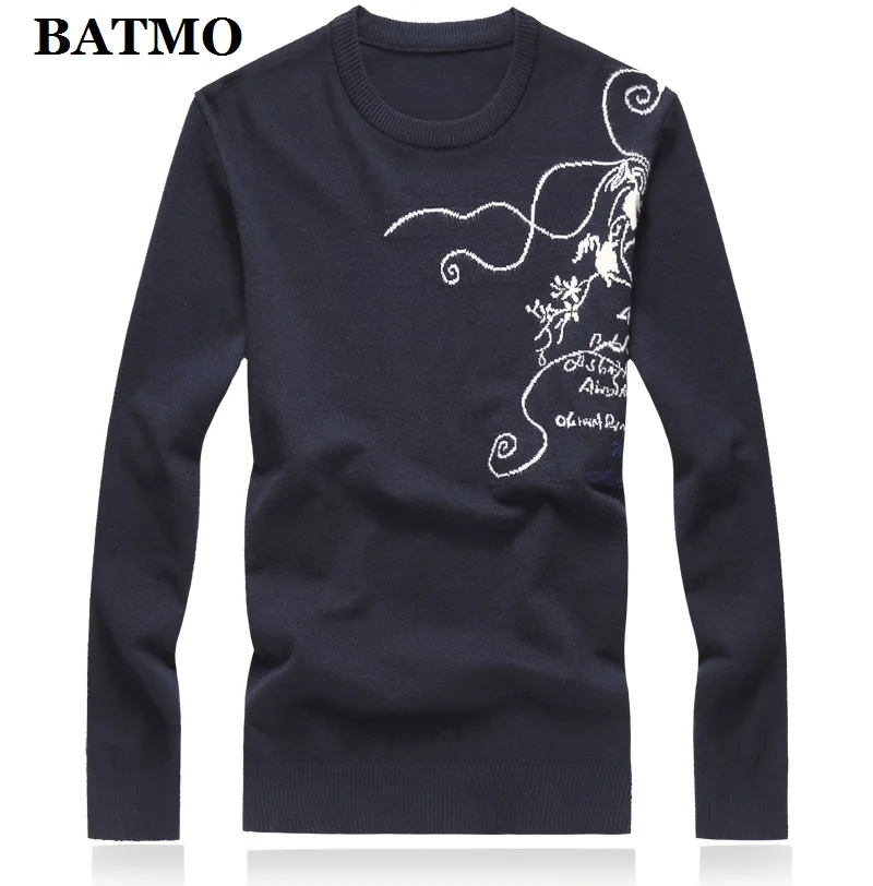 BATMO Новое поступление осенние высококачественные повседневные мужские свитера, мужской свитер, большие размеры M-8XL 9882
