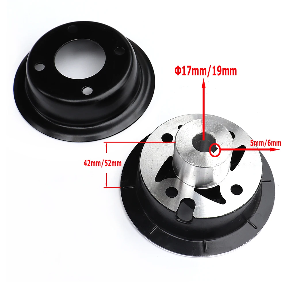 Diameter 17mm/19mm Wheel Hub for 2.50/2.80-4 Tire Rim for Electric Wheel Scooter Bike Mini ATV Motorcycles Wheels ball bearing