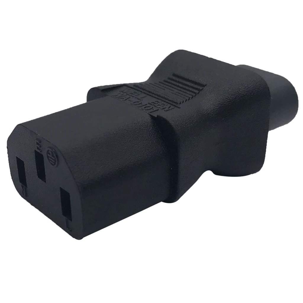 Standard IEC 320 C13 To C8 Adapter, IEC 320 C8 To C13 Power Adapter Good heat dissipation durable
