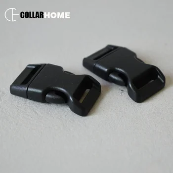 

50pcs Plastic buckle 15mm webbing DIY dog cat collar accessories sewing paracord backpack safe quick release buckle good quality
