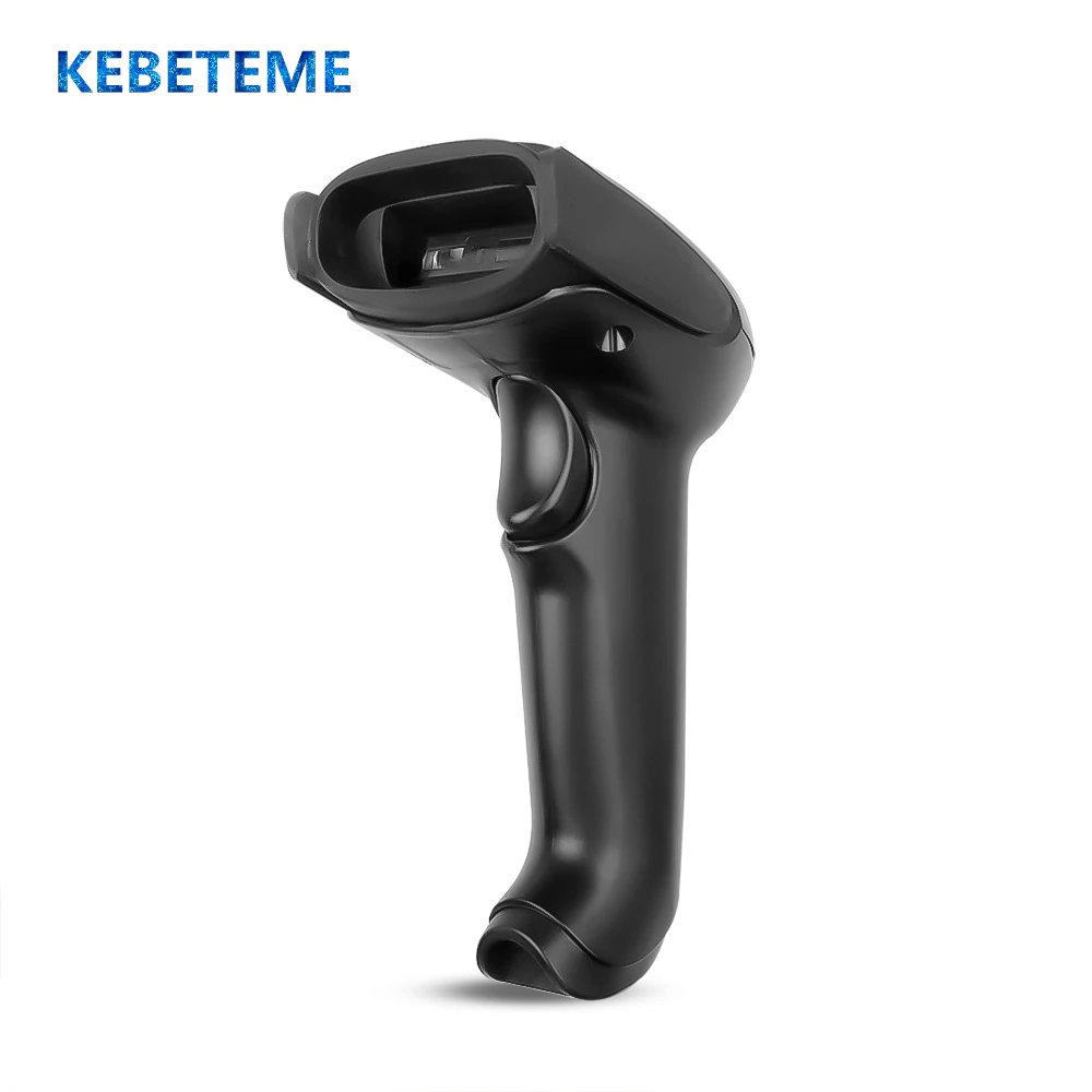 KEBETEME 1D сканер штрих кода USB проводной портативный ручной лазера F5