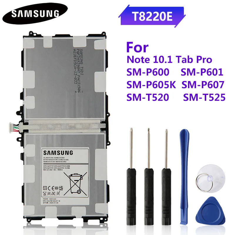 Оригинальная Аккумуляторная батарея для Samsung GALAXY Tab S 10 5 Φ P7500 P601 P5220 4 T531 note10 1