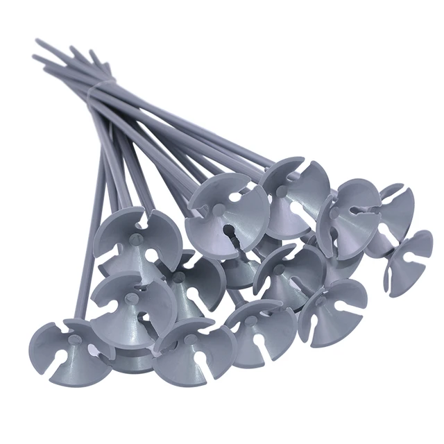 10-50pcs 30cm Latex Balloon Stick Multicolor Plastic Balloon Holder Cups for Wedding Birthday Decoration Accessories B08